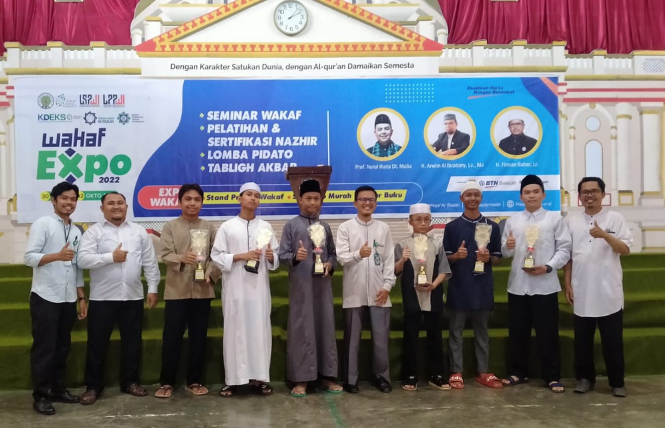 Masih Dalam Rangka Wakaf Expo, BPW Ar Risalah Sukses Menyelenggarakan Lomba Pidato Antar Siswa/siswi Perguruan Ar Risalah